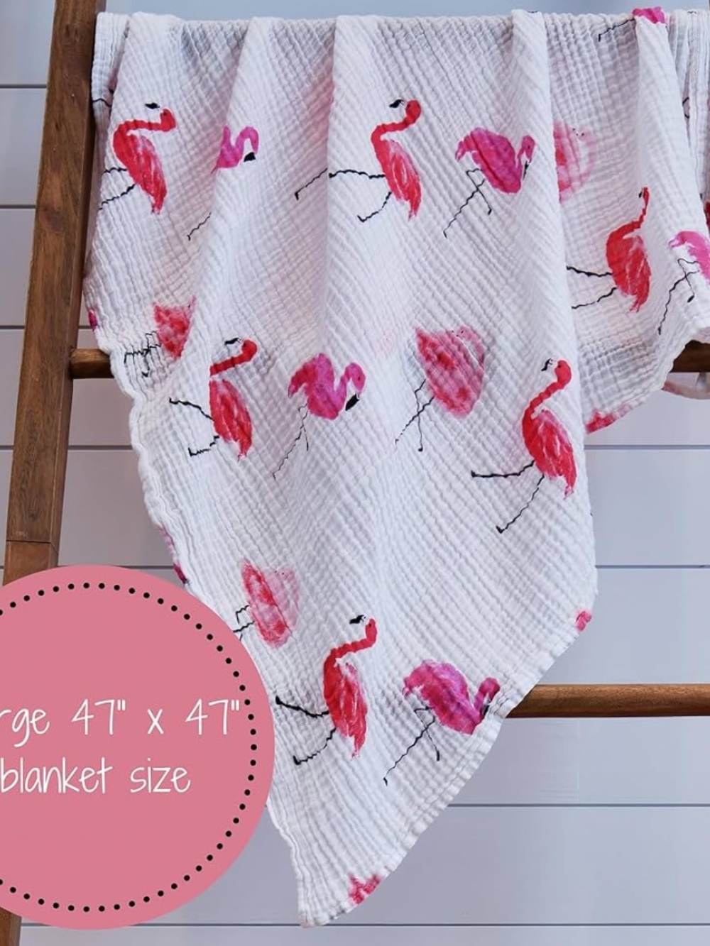 LollyBanks Swaddle Blanket | 100% Muslin Cotton | Newborn / Baby Nursery